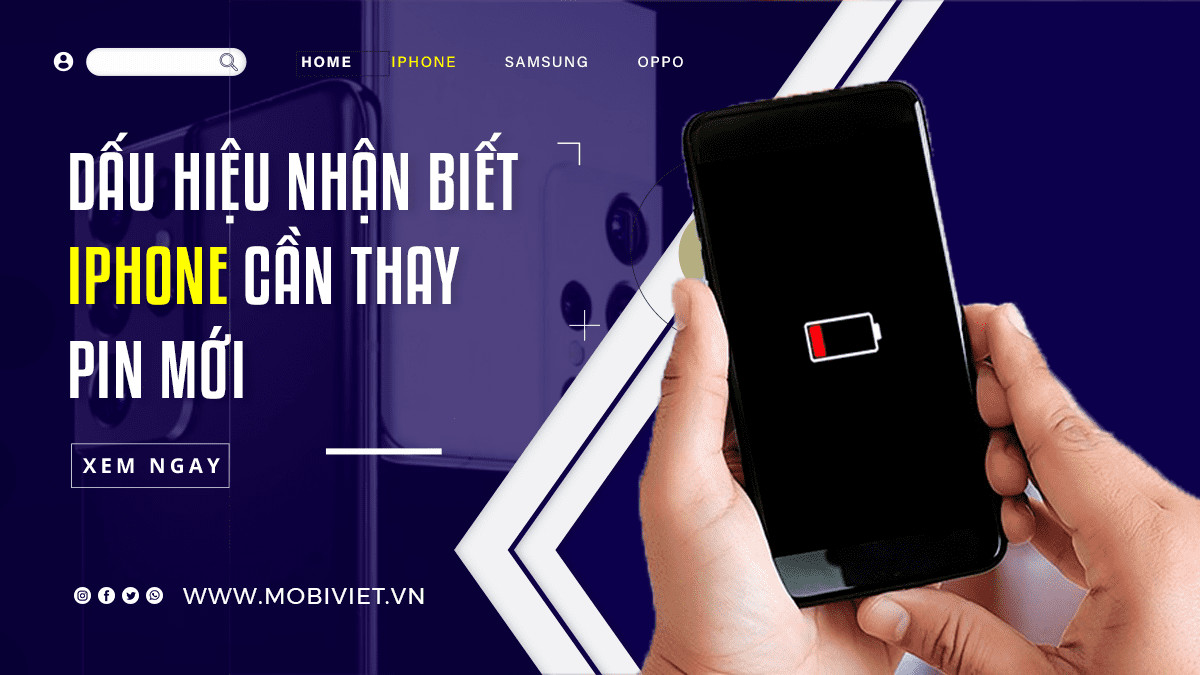 Dấu Hiệu Nhận Biết iPhone Cần Thay Pin Mới