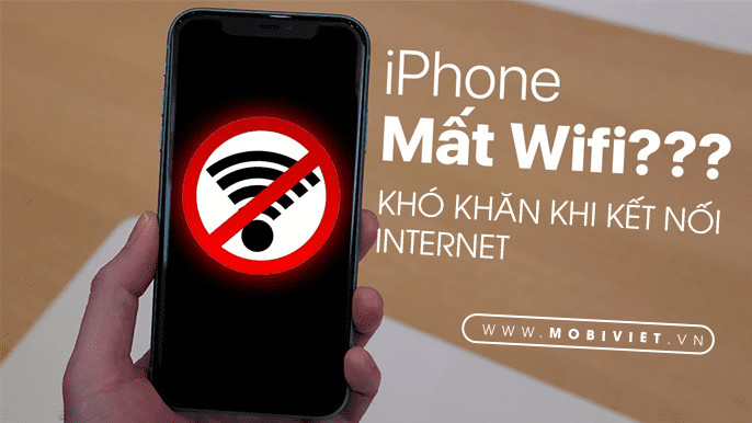 Khó khăn khi kết nối internet trên iPhone khi WiFi bị hư