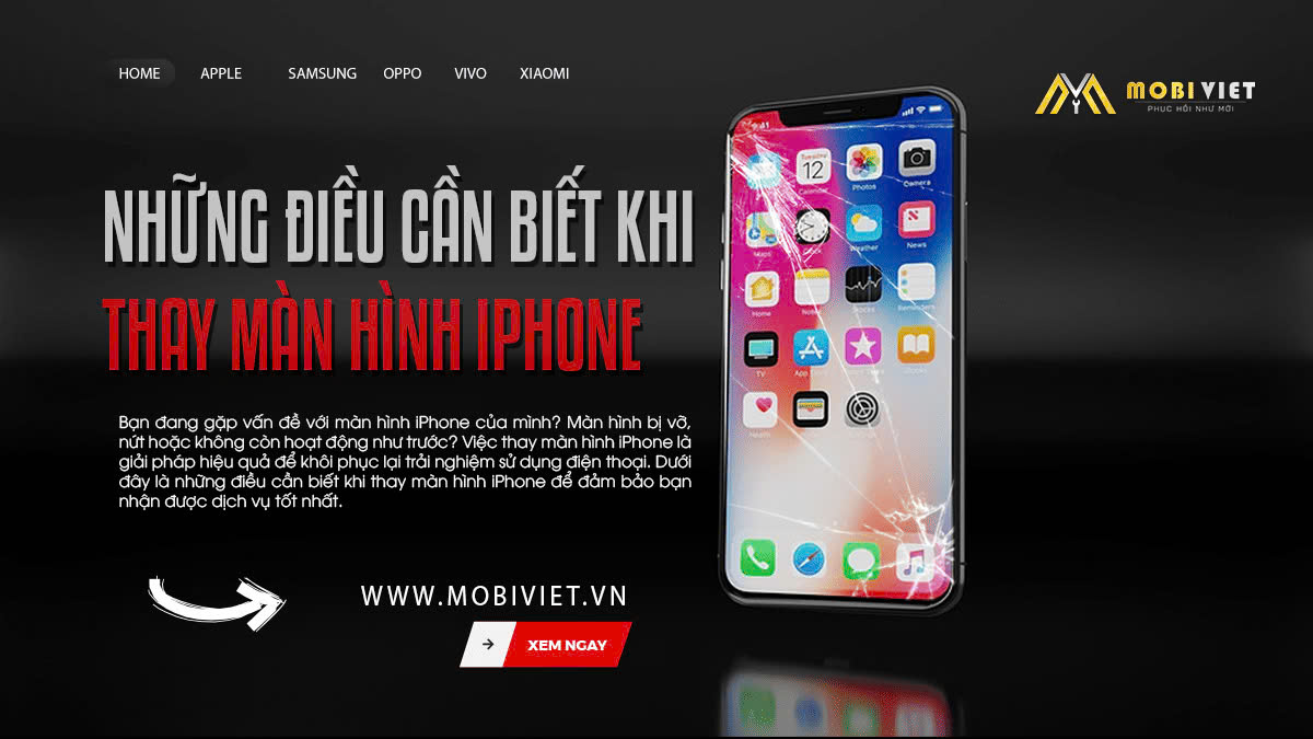 Những Điều Cần Biết Khi Thay Màn Hình iPhone