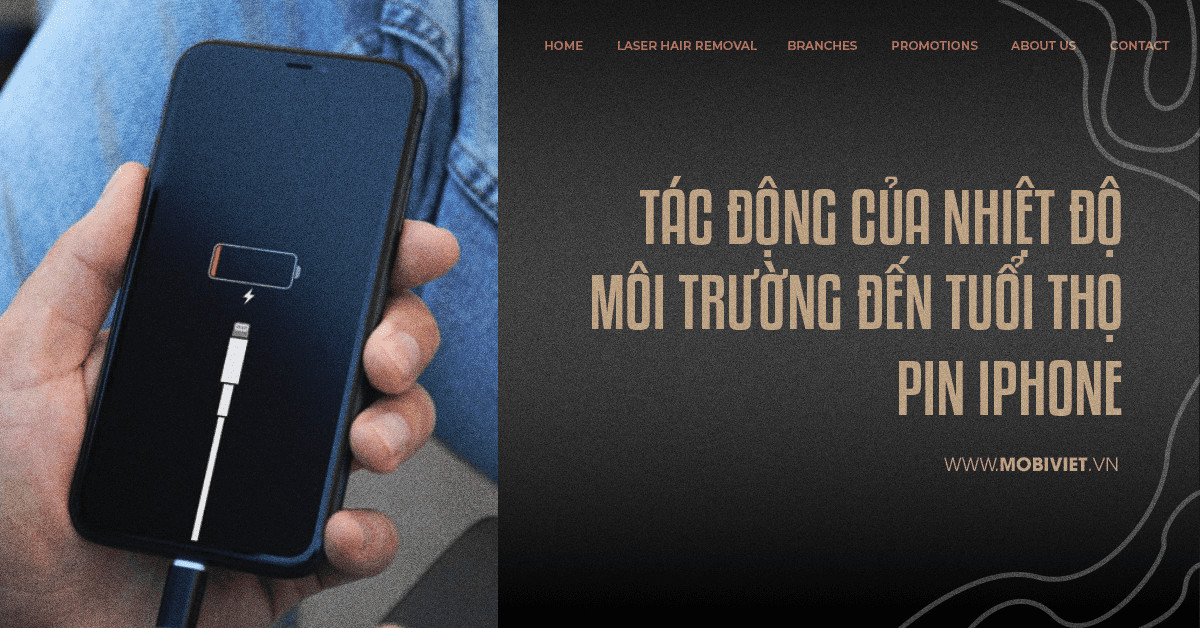 Tác động của nhiệt độ môi trường đến tuổi thọ pin iPhone