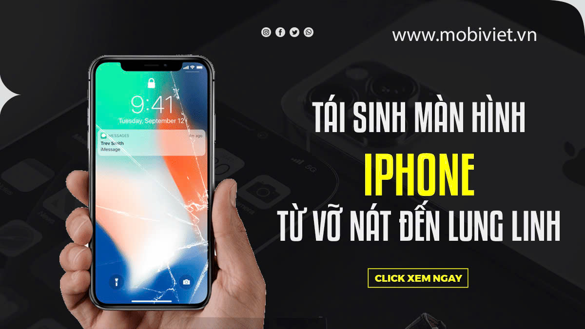 Tái Sinh Màn Hình iPhone - Từ Vỡ Nát Đến Lung Linh