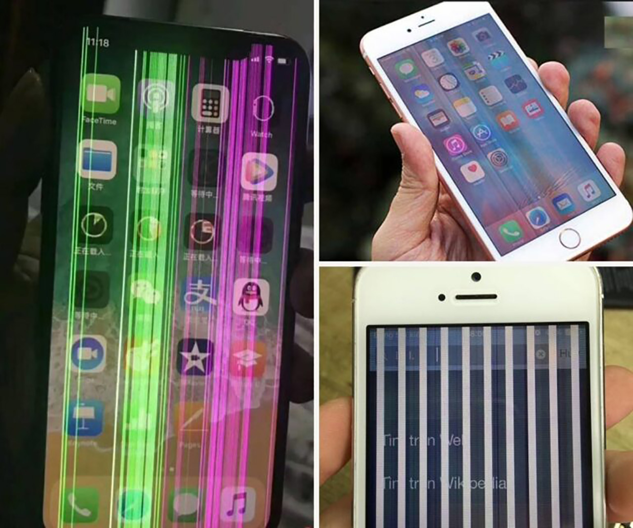 Khả năng xem nội dung đa phương tiện bị giảm do màn hình iPhone bị sọc