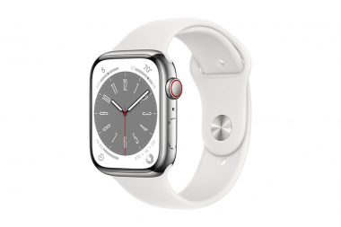 Apple Watch S8 LTE 41mm viền thép dây cao su chính hãng VN/A