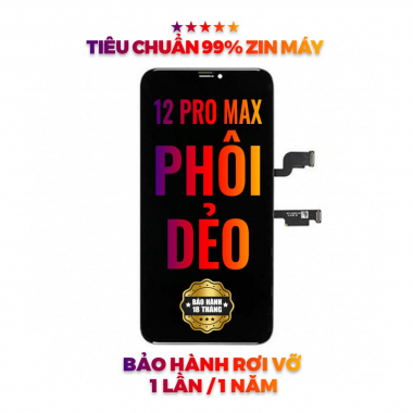 Thay Màn Hình DURA iPhone 12 Pro Max Phôi Dẻo