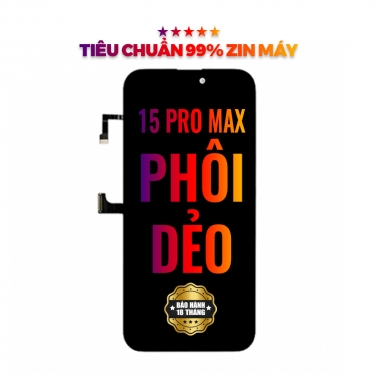Thay Màn Hình DURA iPhone 15 Pro Max Phôi Dẻo